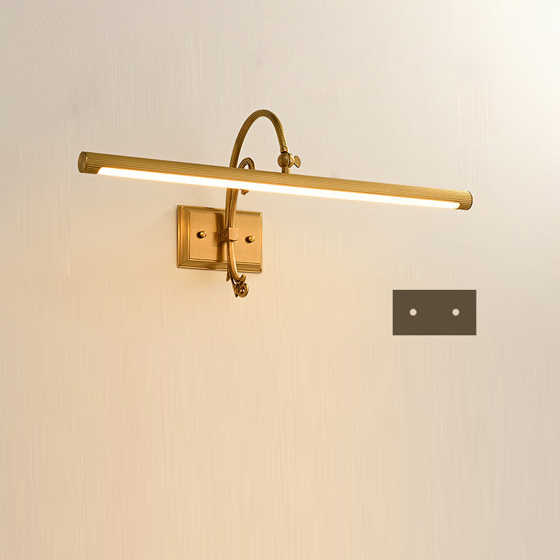 Modern Mid-Century Linear All Copper LED Wall Sconce Lamp