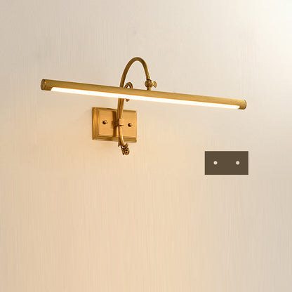 Modern Mid-Century Linear All Copper LED Wall Sconce Lamp