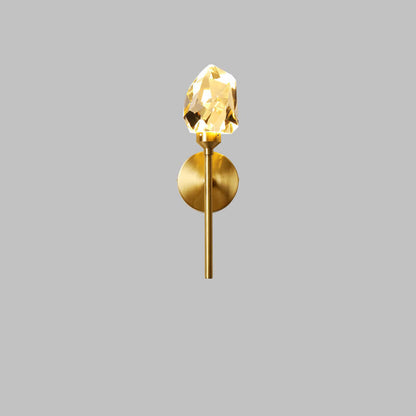Full Crystal Scepter Design 1/2-Light LED Wall Sconce Lamp