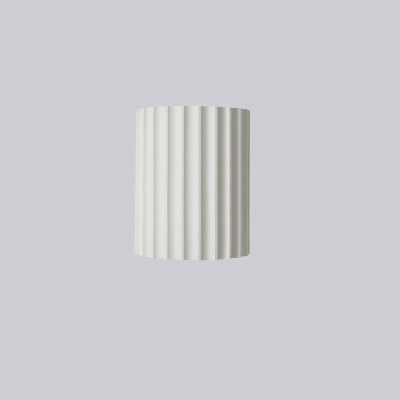 Half Vertical Stripe Resin 2-Light Wall Sconce Lamp