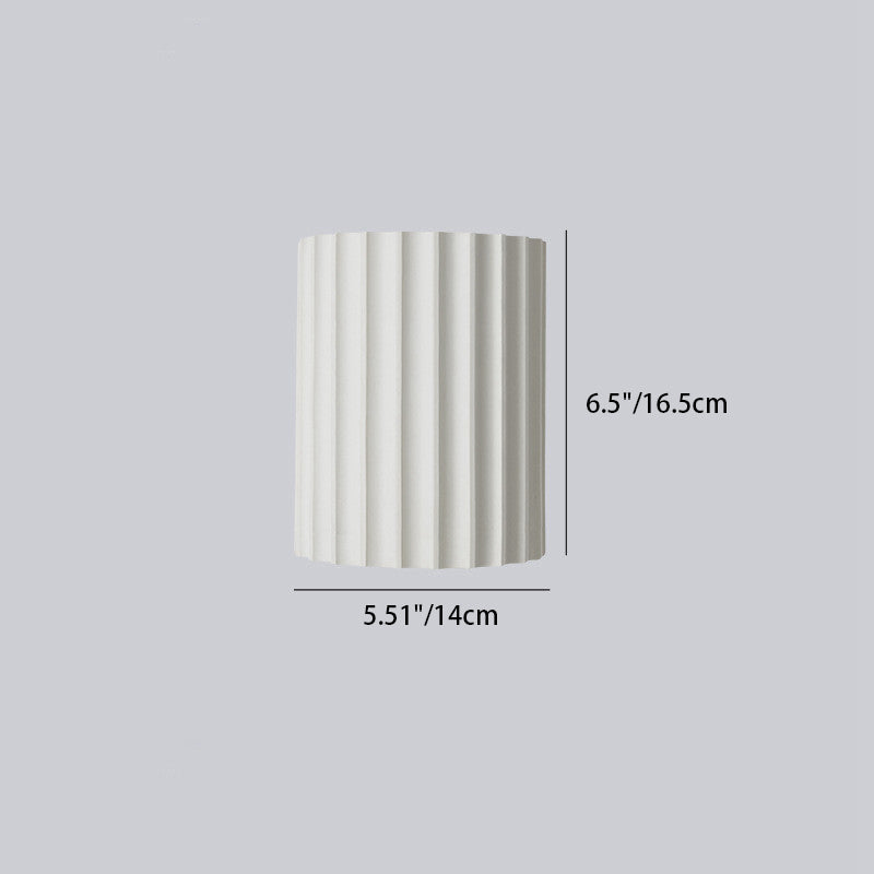 Half Vertical Stripe Resin 2-Light Wall Sconce Lamp