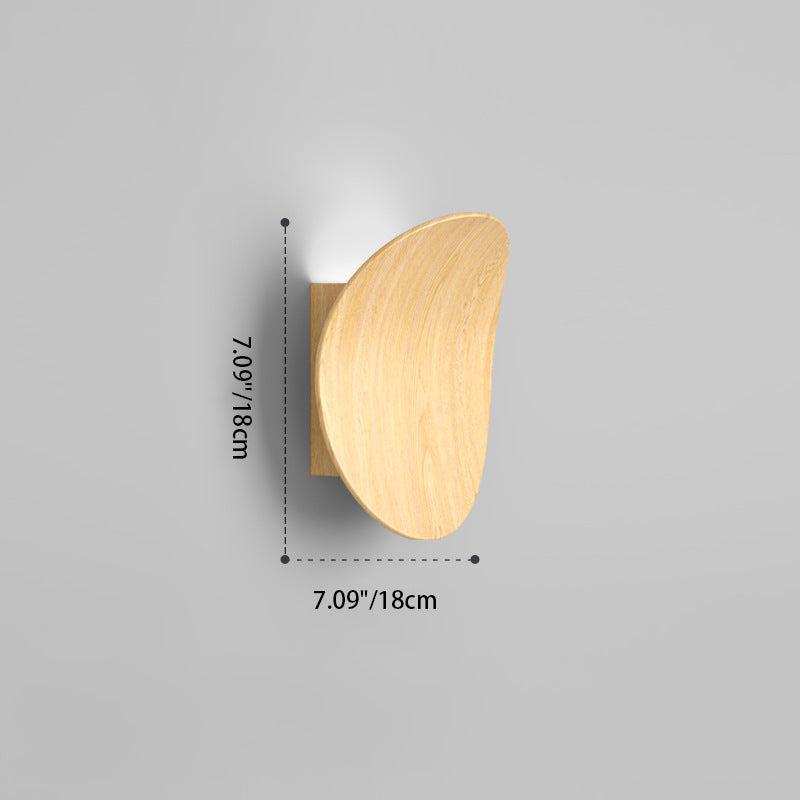Japanese Bent Aluminum Acrylic LED Wall Sconce Lamp