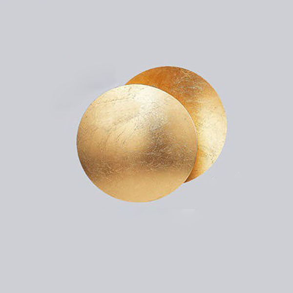 Modern Simplicity Alloy Round LED Wall Sconce Lamp