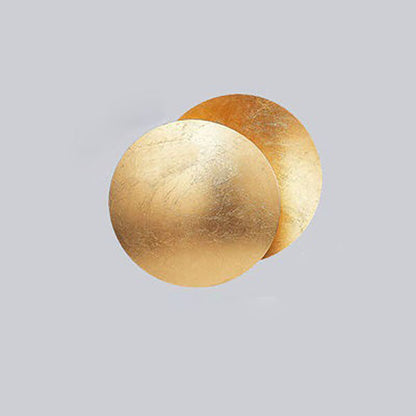 Modern Simplicity Alloy Round LED Wall Sconce Lamp