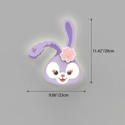 Cartoon Tiger Acrylic Design Iron LED Wall Sconce Lamp