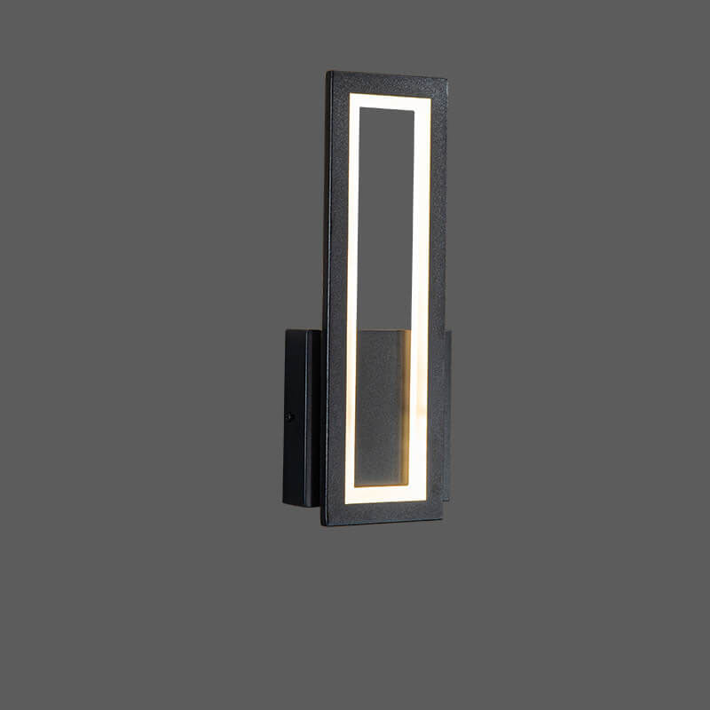 Solid Color Rectangular Acrylic LED Wall Sconce Lamp