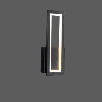 Solid Color Rectangular Acrylic LED Wall Sconce Lamp