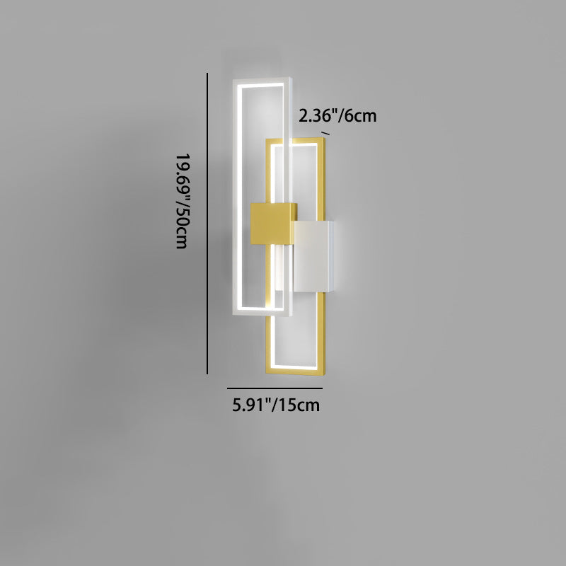 Double Aluminum Iron Silicone LED Wall Sconce Lamp