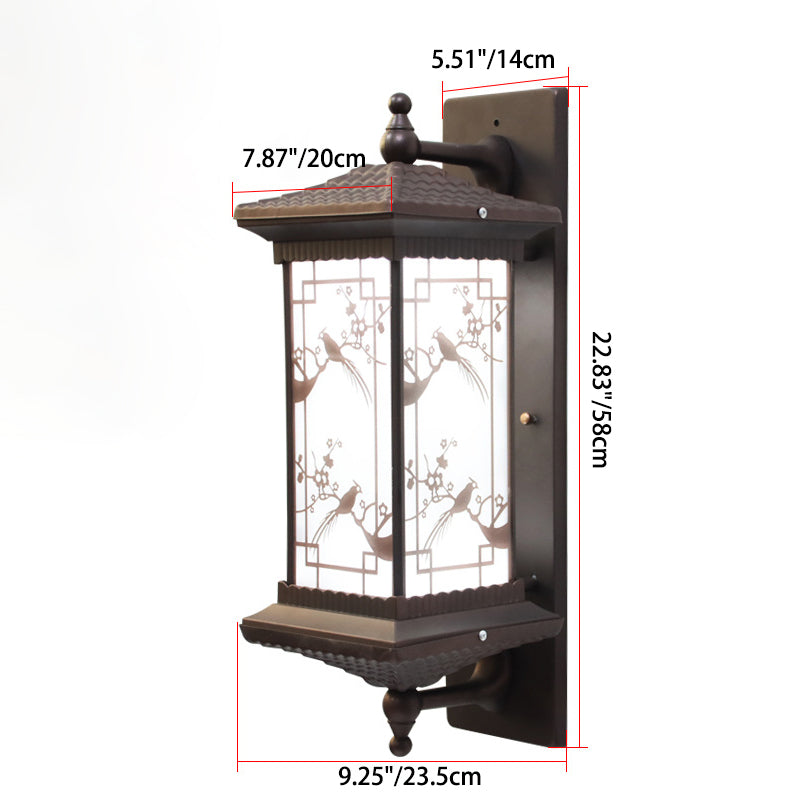 Chinese Aluminum Glass Solar LED Wall Sconce Lamp