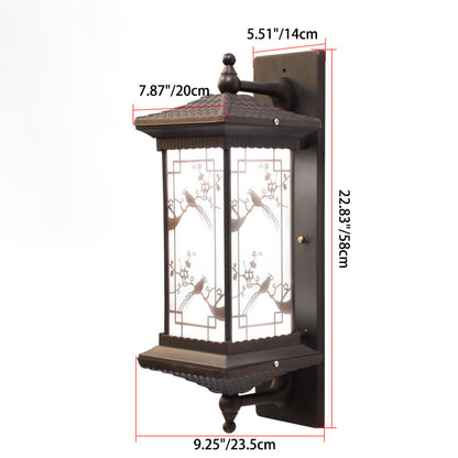 Chinese Aluminum Glass Solar LED Wall Sconce Lamp
