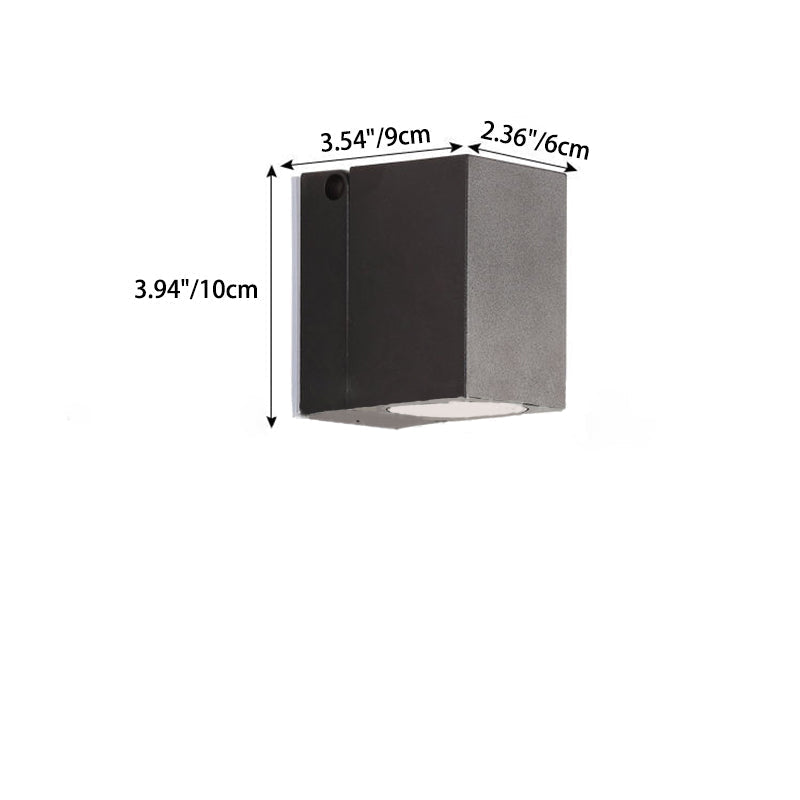 Simplicity Angle Square Aluminum LED Wall Sconce Lamp