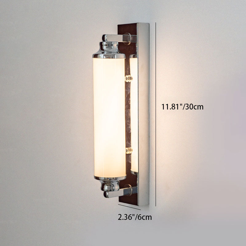 Minimalist Electroplated Iron Cylinder LED Wall Sconce Lamp