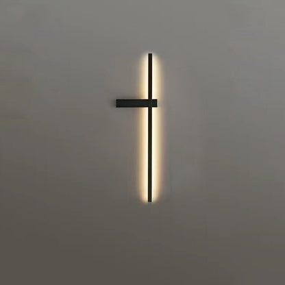 Iron Aluminum Silica Strip Line LED Wall Sconce Lamp