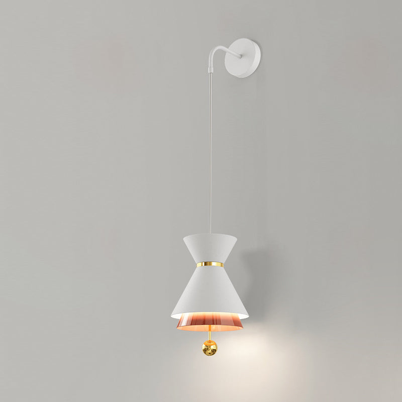 Scandinavian Bell Iron Aluminum LED Wall Sconce Lamp