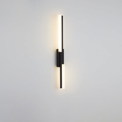 Minimalist Vertical Bar Acrylic Iron LED Wall Sconce Lamp