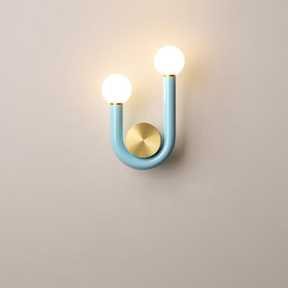 U-Shape Iron Aluminium Acrylic LED Wall Sconce Lamp
