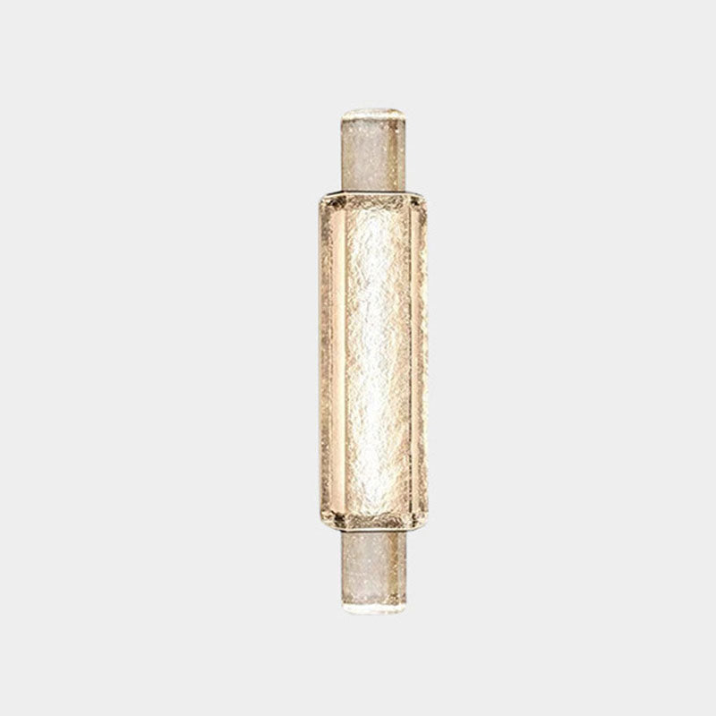 Modern Luxury Water Grain Glass Column LED Wall Sconce Lamp