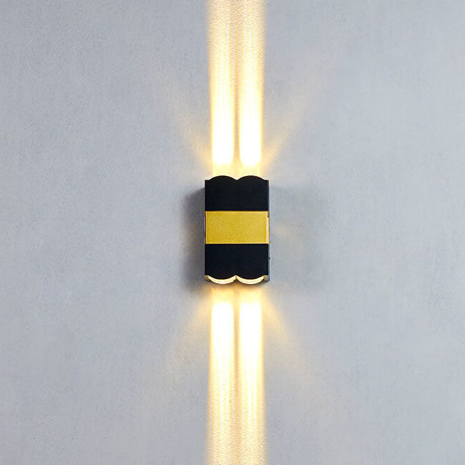 Rectangular Waterproof Outdoor Patio Wall Sconce Lamp