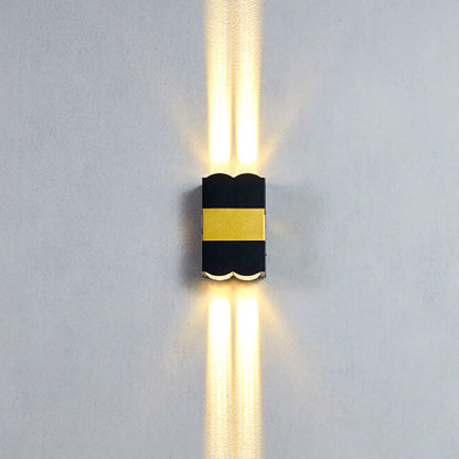 Rectangular Waterproof Outdoor Patio Wall Sconce Lamp