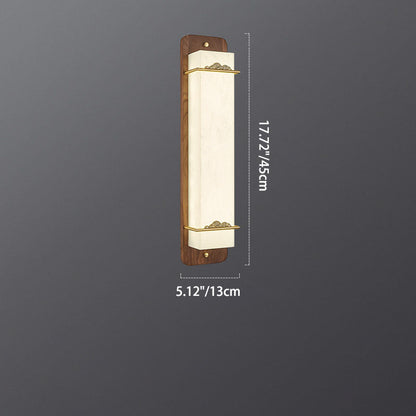 Chinese Acrylic Rectangular Cloud LED Wall Sconce Lamp