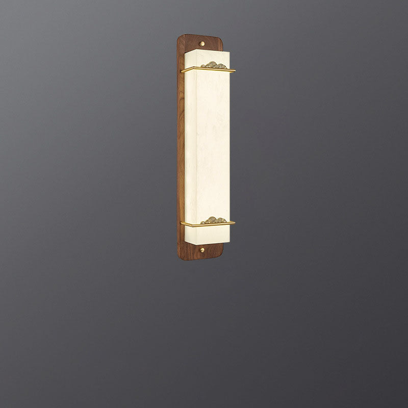 Chinese Acrylic Rectangular Cloud LED Wall Sconce Lamp