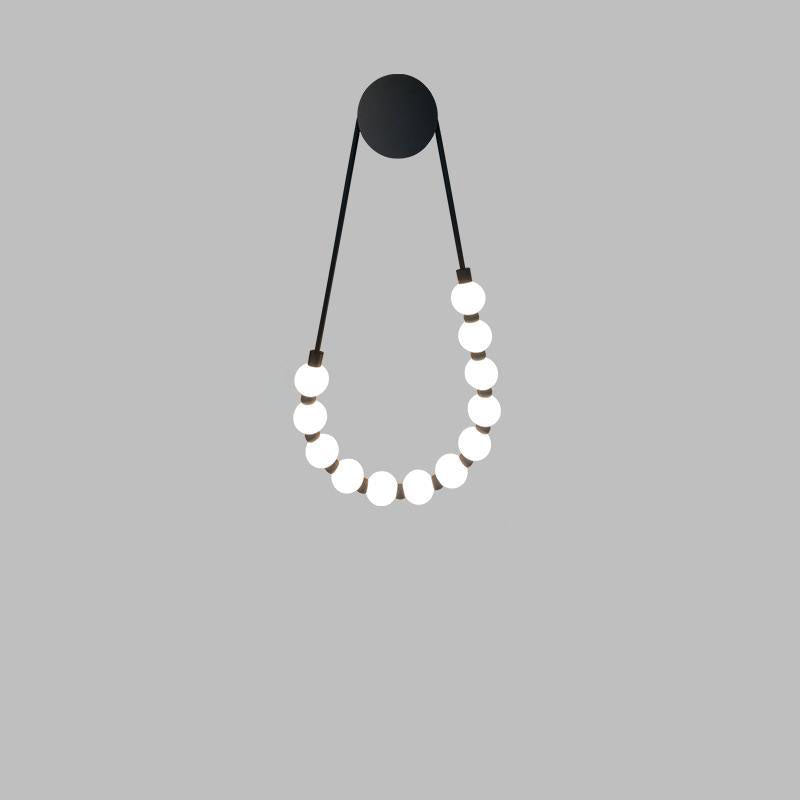 Creative Iron Acrylic Beads LED Wall Sconce Lamp