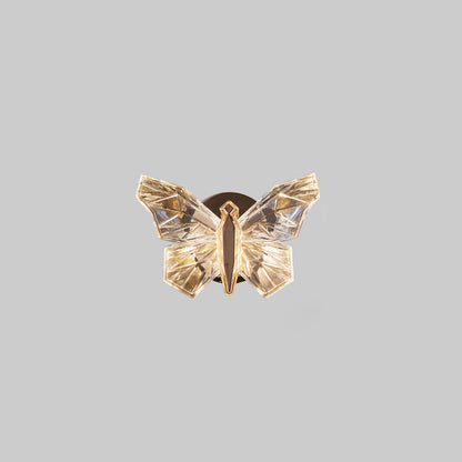Butterfly Hardware Aluminum Acrylic LED Wall Sconce Lamp