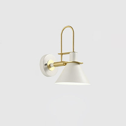 Modern Minimalist Horn Iron 1-Light Wall Sconce Lamp