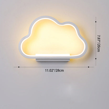 Simplicity Frame Silicone Strip LED Kids Wall Sconce Lamp