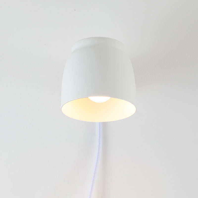 Solid Color Rotatable Iron 1-Light Wall Sconce Lamp