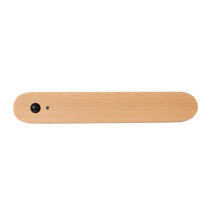 Wood LED USB Human Sensor Night Light Wall Sconce Lamp
