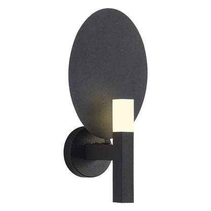 Light Color Oval Hardware Acrylic LED Wall Sconce Lamp