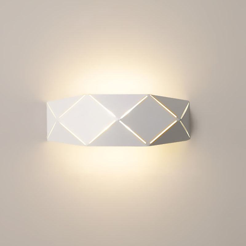 Nordic Iron Geometric Polyhedron LED Wall Sconce Lamp