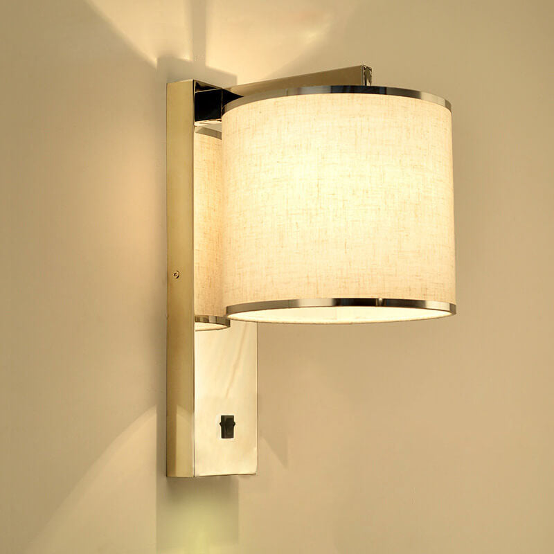 Light Luxury Stainless Steel 1-Light Wall Sconce Lamp