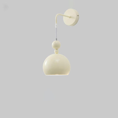 Scandinavian Gourd Iron Glass 1-Light Wall Sconce Lamp