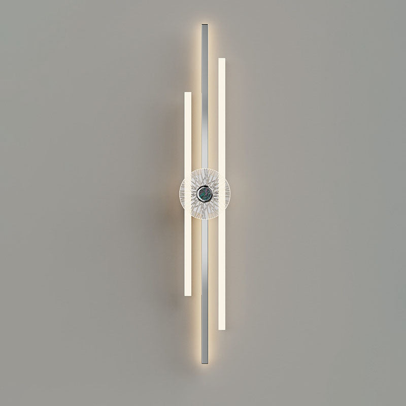 Long Strip Hardware Aluminum LED Wall Sconce Lamp