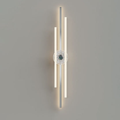 Long Strip Hardware Aluminum LED Wall Sconce Lamp