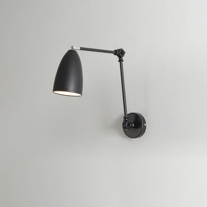 Simplicity Rocker Arm Long Rod 1-Light Wall Sconce Lamp
