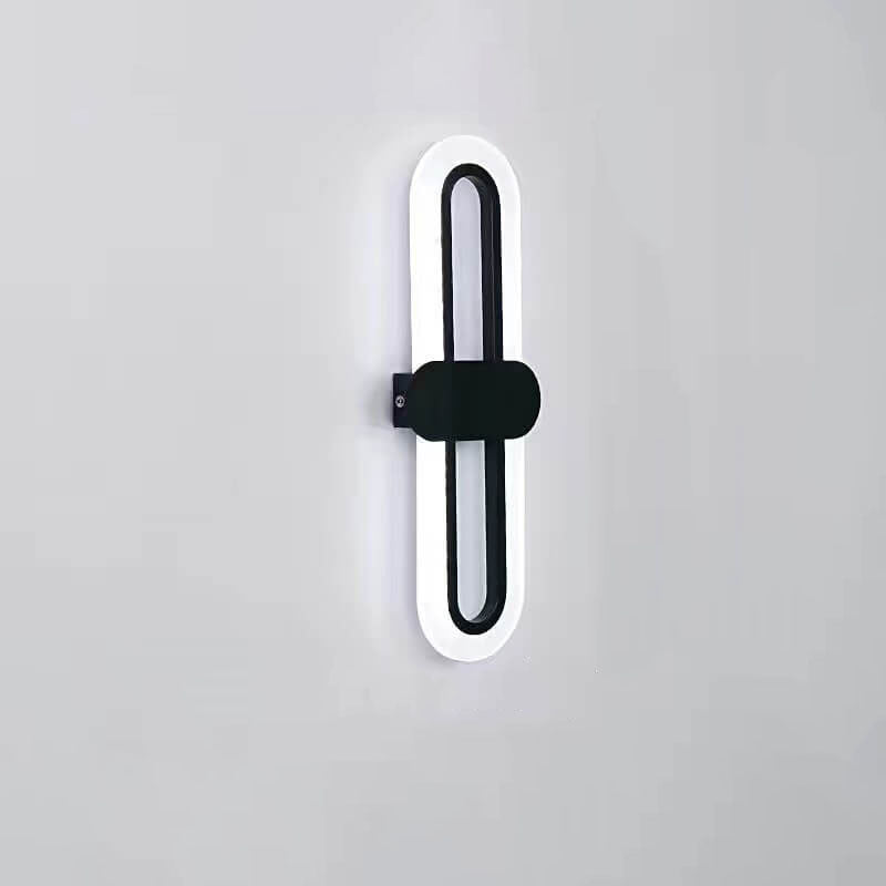 Circular Ring Acrylic Aluminum LED Wall Sconce Lamp