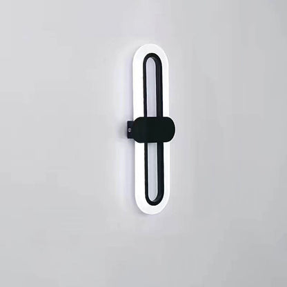 Circular Ring Acrylic Aluminum LED Wall Sconce Lamp
