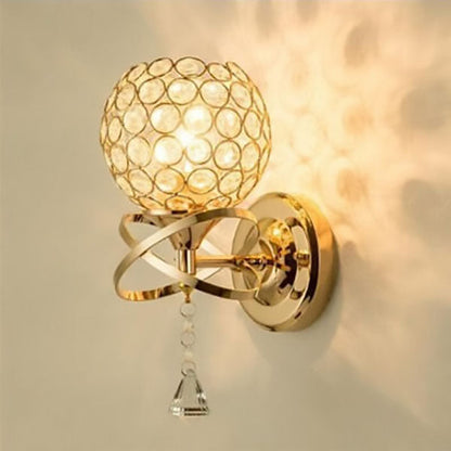 Creative Crystal Ball 1- Light Wall Sconce Lamp