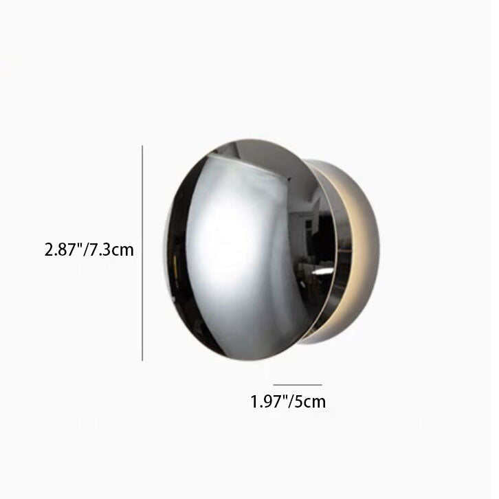 Spherical Electroplated Aluminum LED Wall Sconce Lamp