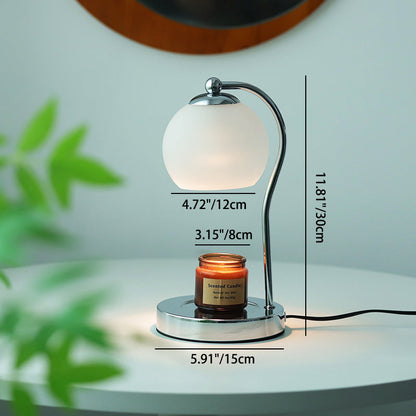 Modern Glass Orb Table Lamp