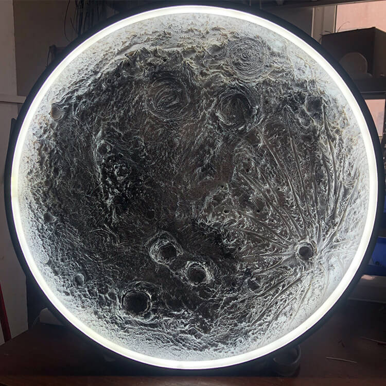 Minimalist Creative Moon Aluminum LED Wall Sconce Lamp