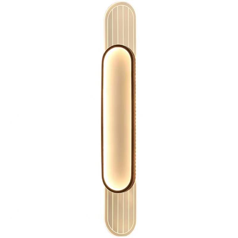 Nordic Iron Acrylic Strip Elliptical LED Wall Sconce Lamp