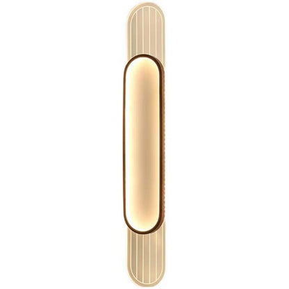 Nordic Iron Acrylic Strip Elliptical LED Wall Sconce Lamp