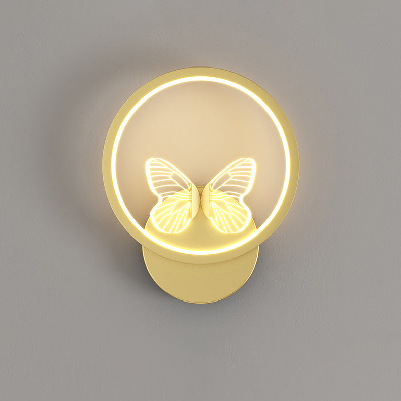 Deco Square Round Frame Design LED Wall Sconce Lamp