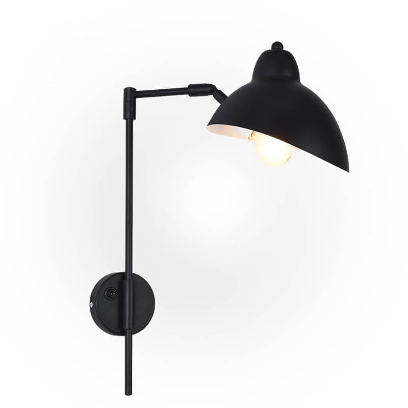 Iron Folding Telescopic Long Pole 1-Light Wall Sconce Lamp
