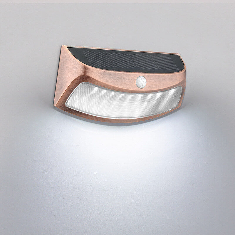 Simplicity Solar Square LED Outdoor Wall Sconce Lamp