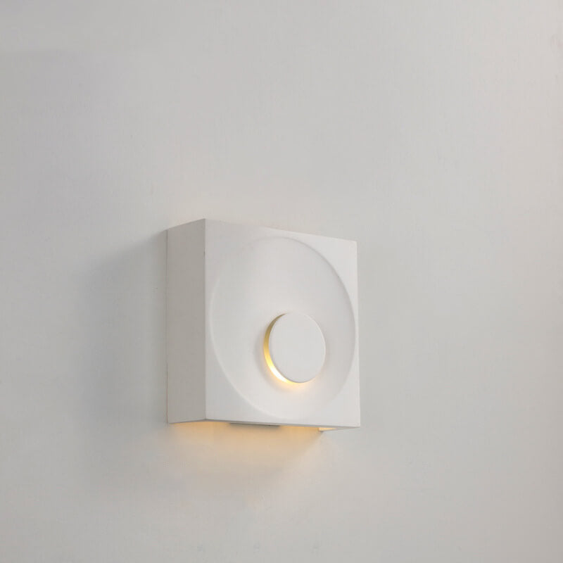 Scandinavian Cement Square 1-Light Wall Sconce Lamp